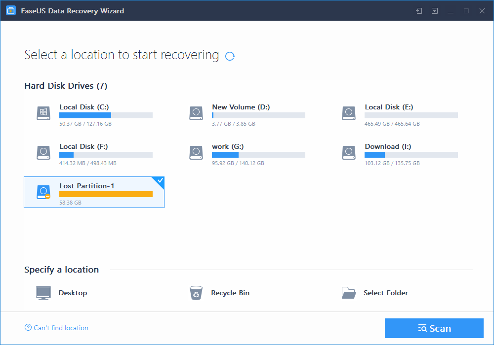 Recover Windows To First Partition Only